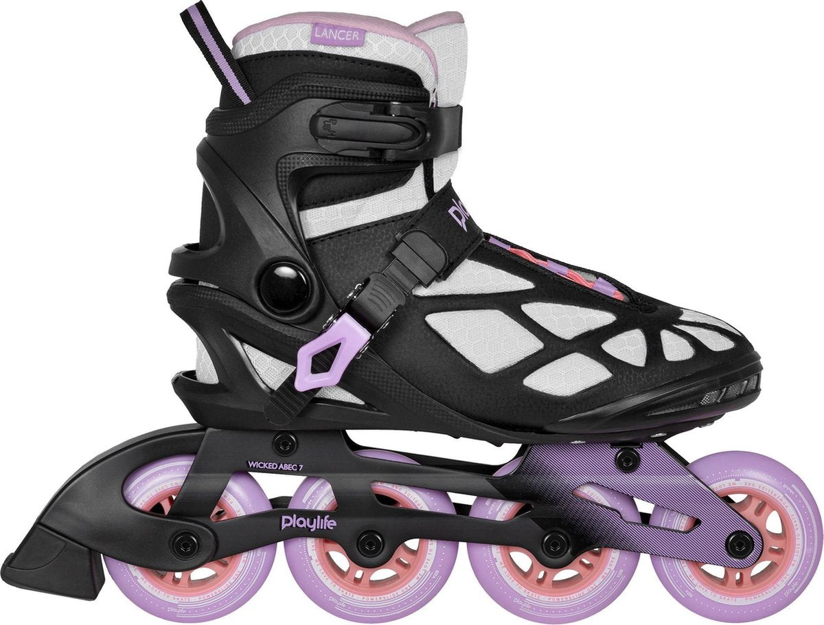 Playlife Lancer 84  Inlineskates - Maat 38 - Vrouwen - wit/zwart/paars
