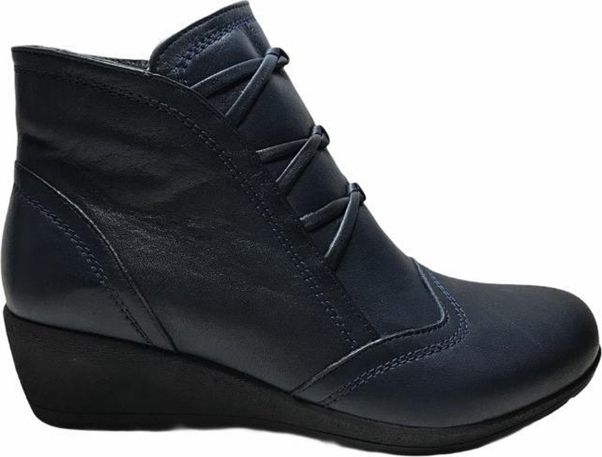 manlisa rits 3 knoopjes 5 cm sleehaklaarsje W232-4056 Navy mt 40