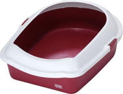 Cat toilet space Rood 43x56x14CM