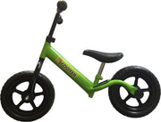 PexKids kinder scooter Loopfiets - 12 inch - Staal - Groen