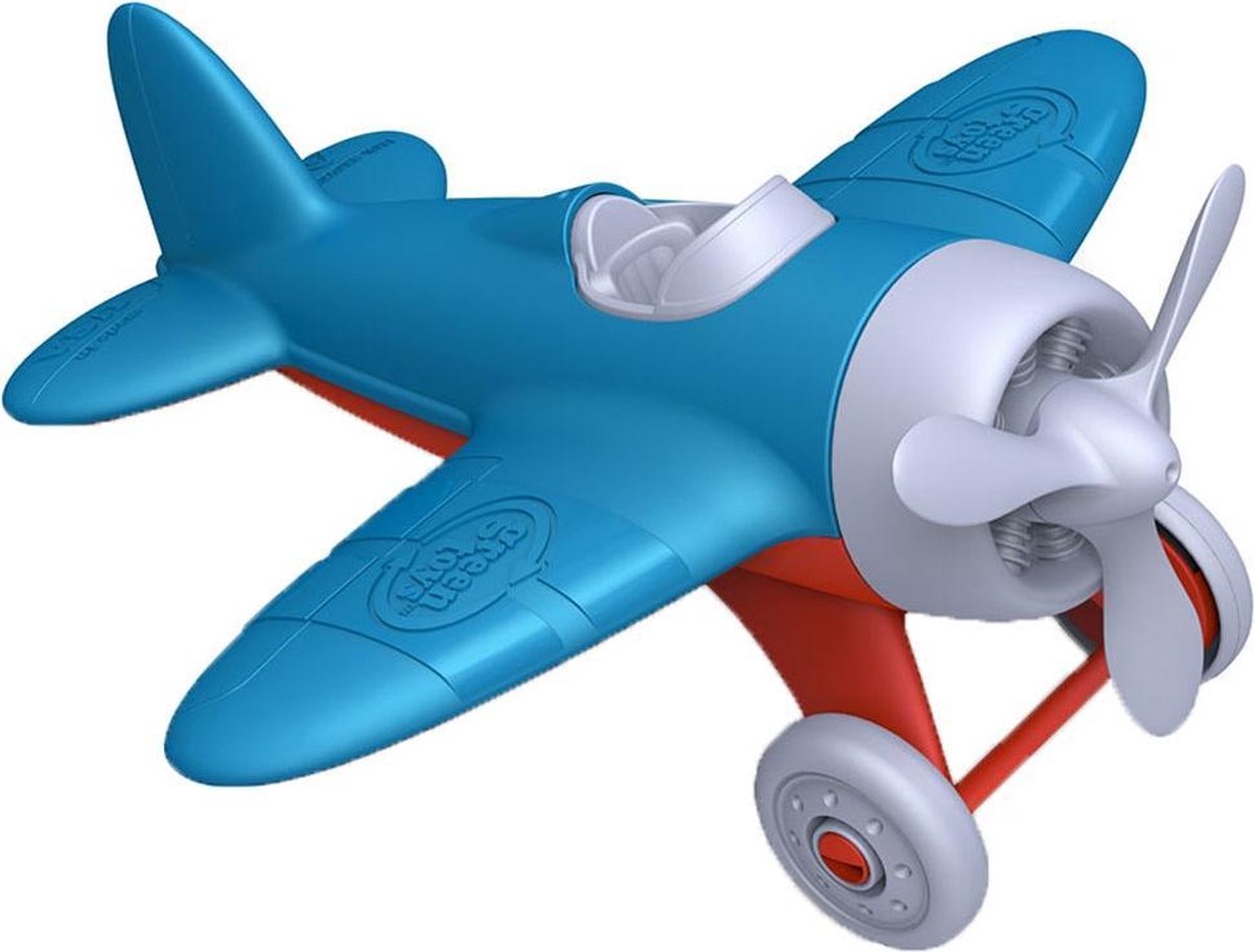 Green Toys 1203223 Blauw vliegtuig