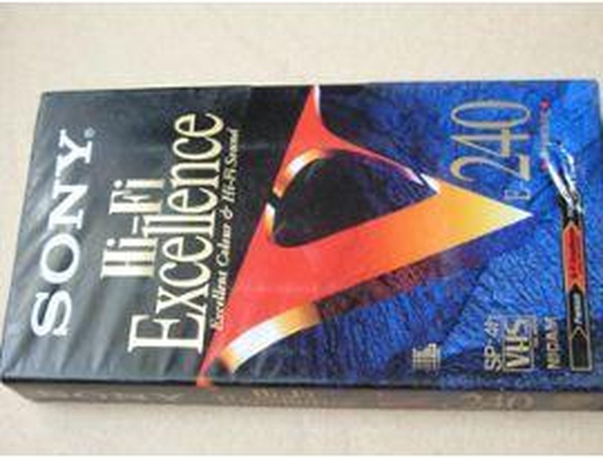 VHS videoband Sony 240 Hi-Fi Excellence