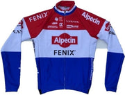 Fietsshirt Lange Mouwen Alpecin Fenix Nederlands Kampioen Kalas Maat XL