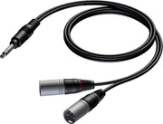 Procab CAB733 2x XLR mannelijk - 6