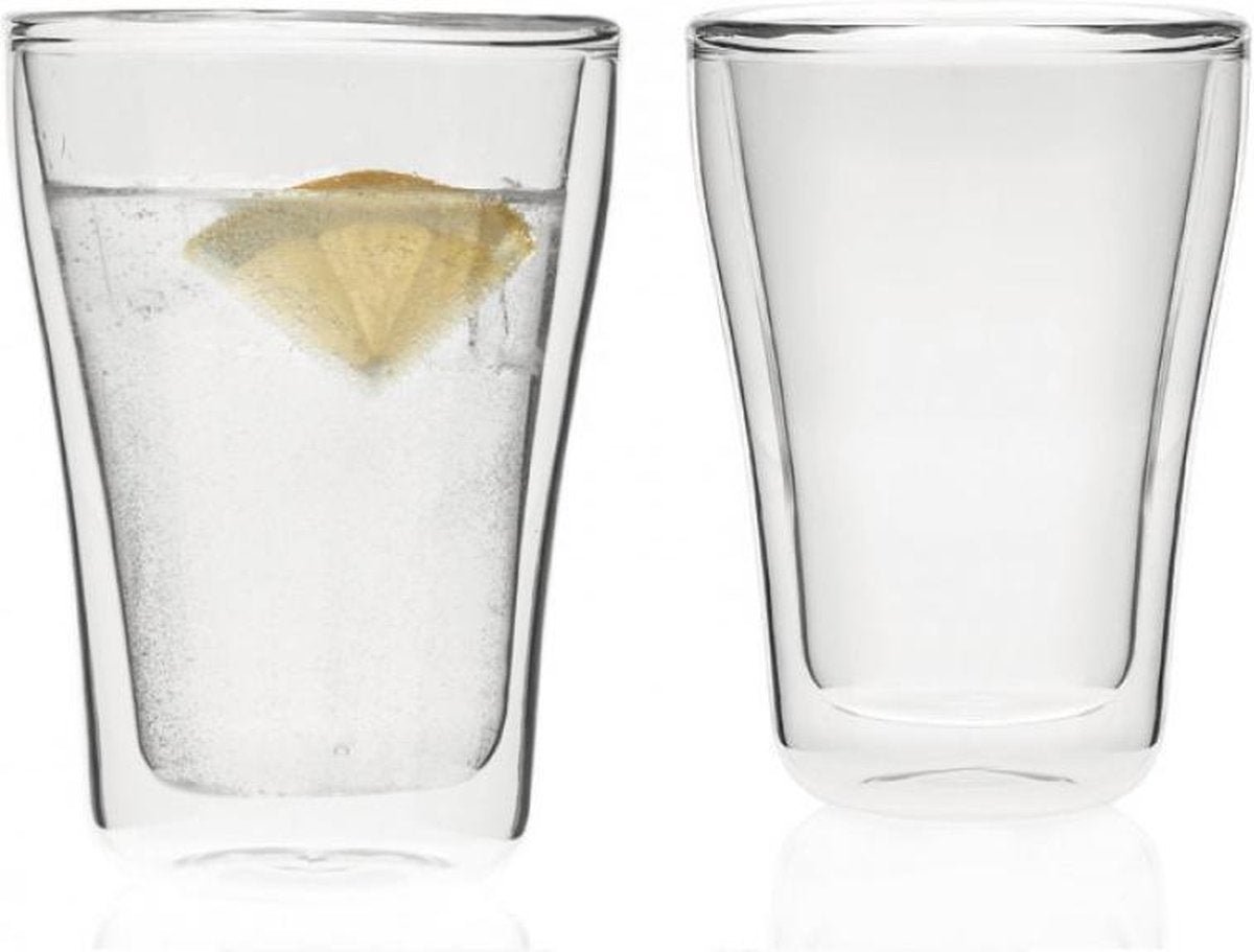 Leonardo Duo Dubbelwandig Latte Macchiato glas - 2 stuks