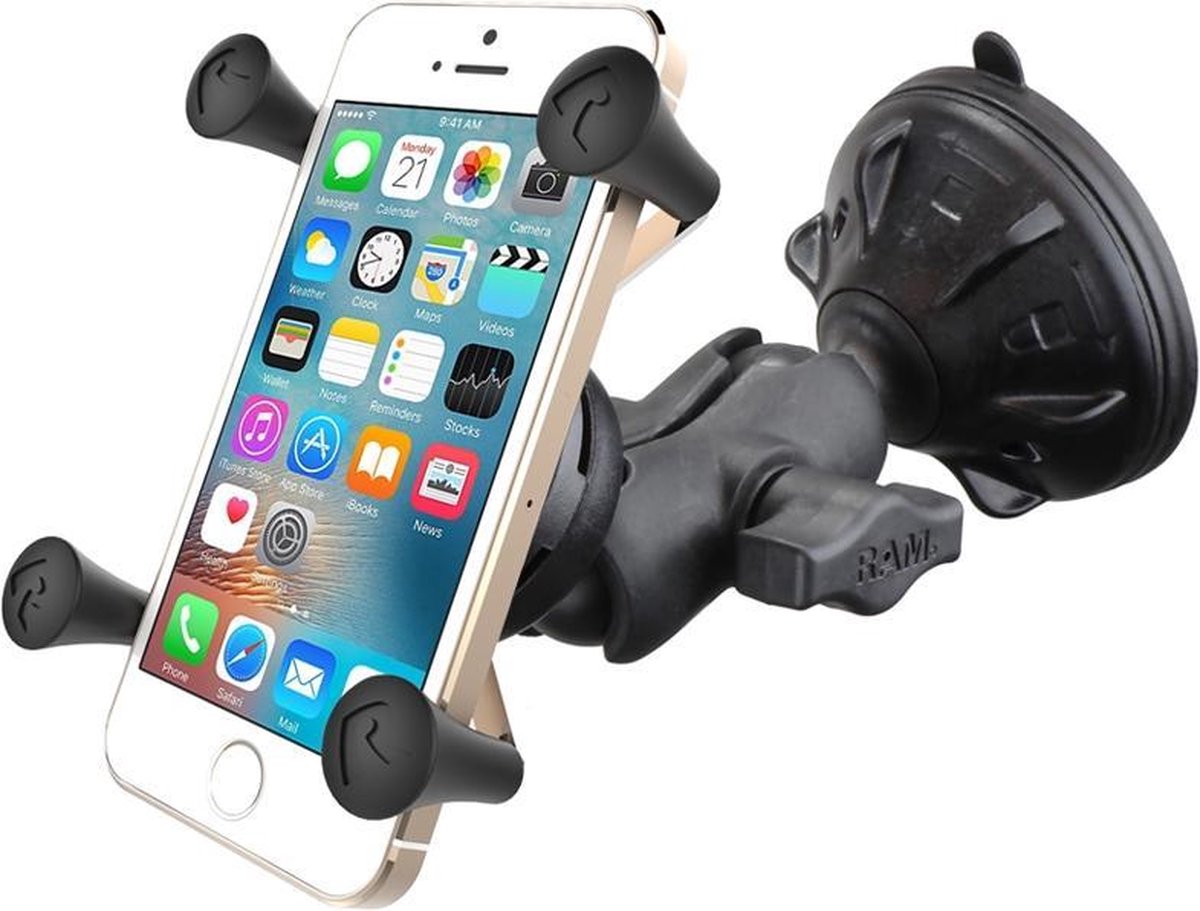 RAM Mount RAP-B-166-2-A-UN7U houder Mobiele telefoon/Smartphone Zwart Passieve houder
