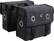 Willex Dubbele canvas tas 30 liter Zwart