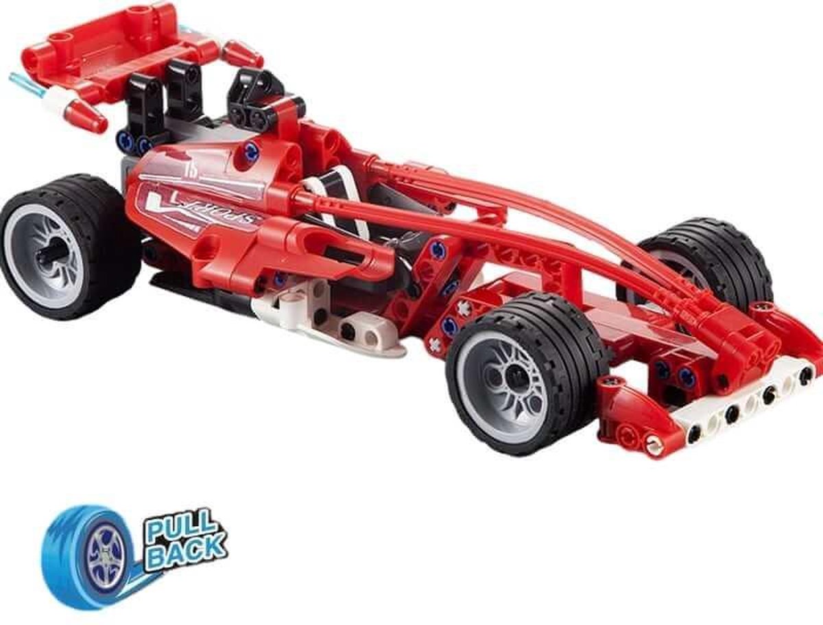 Cadabricks technisch speelgoed - Pull Back F1 auto