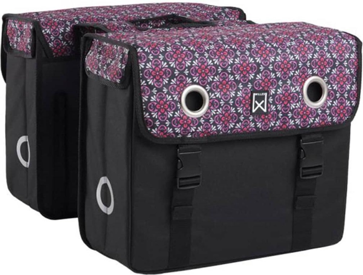 Willex Fietstassen Enchanting 45 L zwart