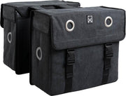 Willex Dubbele canvas tas 67 liter Zwart