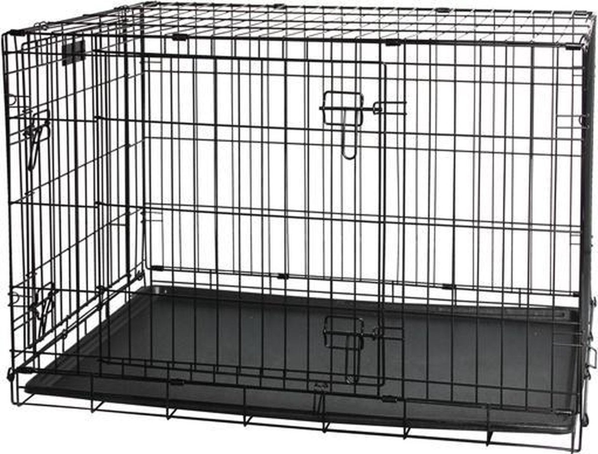 Pawise Wire Honden Bench -122 x 76 x 84 cm - XXL - Hondenbench Dierenbench