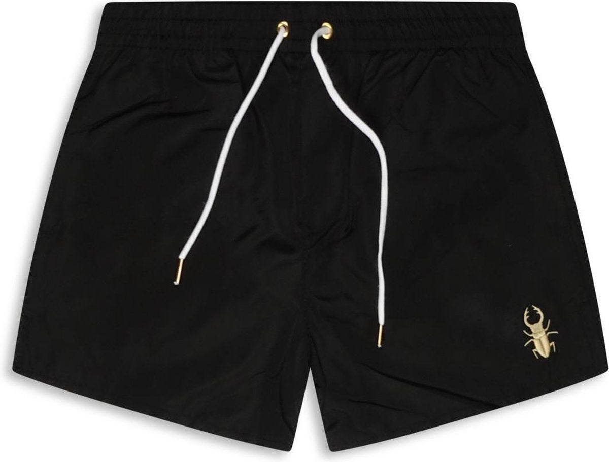 Conflict Swim Short Beetle Black