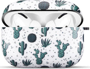 YONO AirPods Pro Hoesje - Hard Case - Met Clip - Cactus