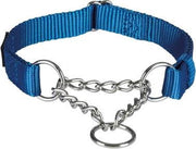 Trixie halsband hond premium choker royal blauw - 45-70x2