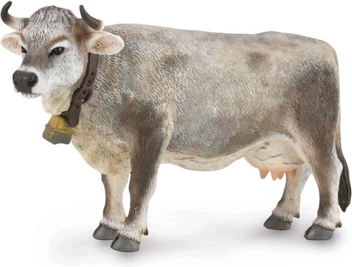 Collecta Boerderijdieren (L): TYROOLS GRIJS VEE 12.8x8.1cm