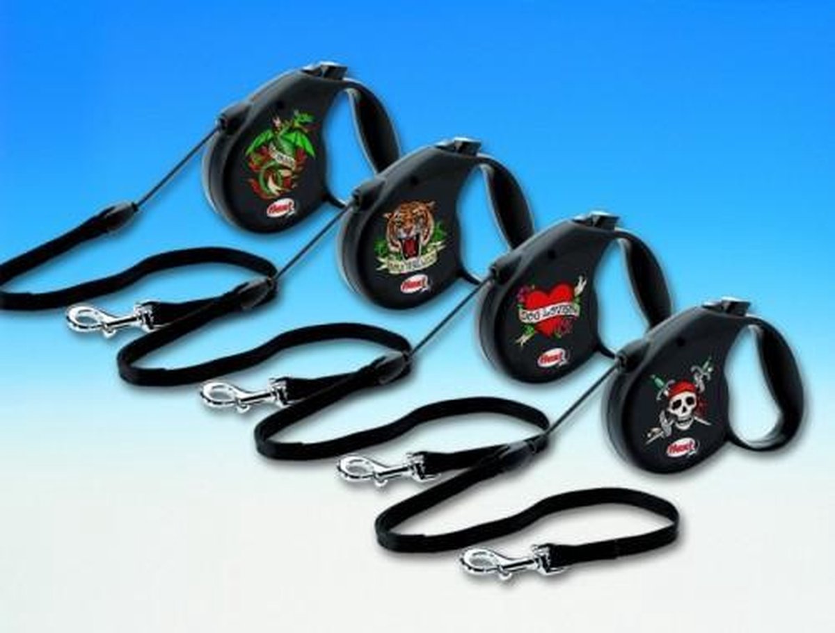 Flexi - Leine ROCK STAR Drache