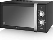 Swan SM22130BN magnetron Aanrecht Solo-magnetron 20 l 800 W Zwart