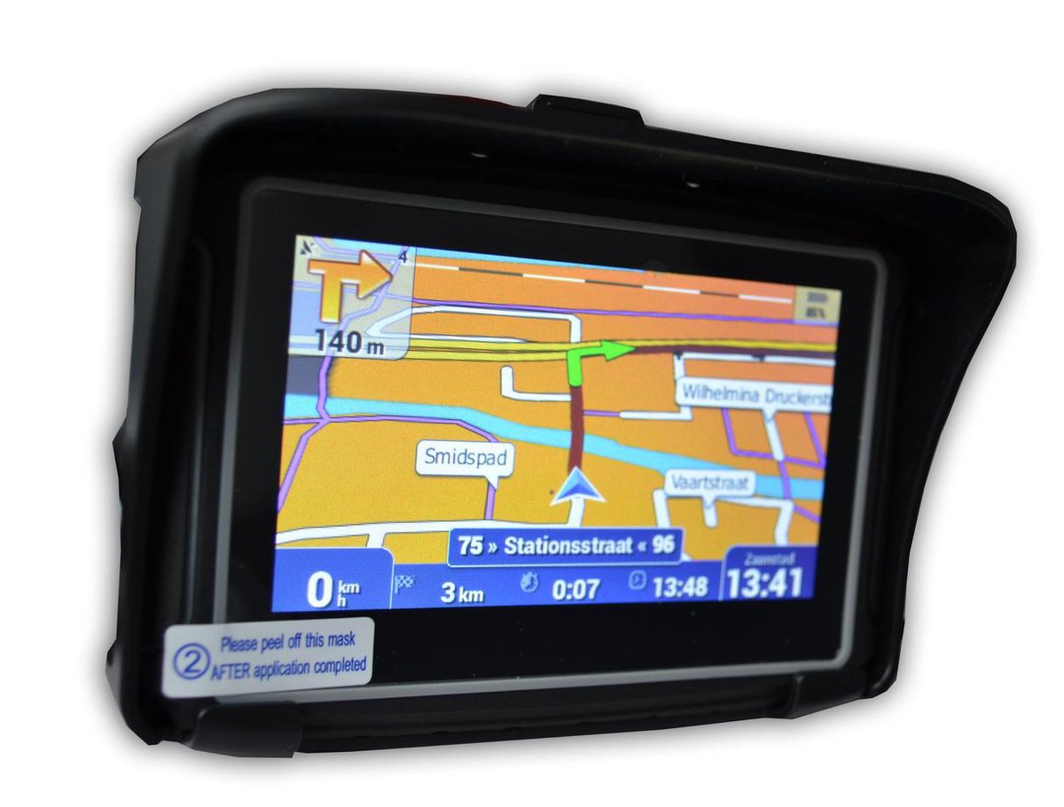 4.5 inch Motor navigatie systeem geheel compleet kabels en opbouw 800 lumen extra helder!