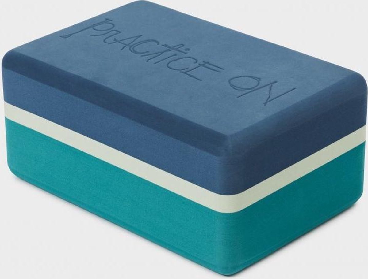 MANDUKA R-Foam Block Yogablok Unisex - Green Ash