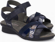 Vierkant: Blokhak; Plateau; Sleehak - G - Mephisto Polina Blauw
