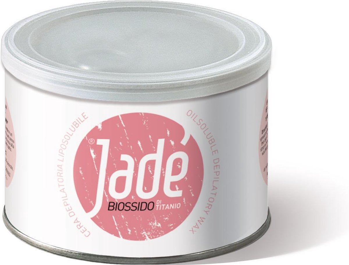 Jadé Striphars met Titanium │ ontharingswax │ Hars in blik │ wax can │stripwax │striphars voor ontharen van het gehele lichaam │400 ml