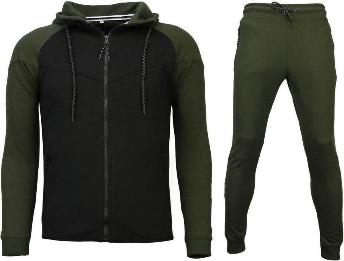 Sixth June Trainingspakken Windrunner Basic - Groen / Zwart - Maat: S