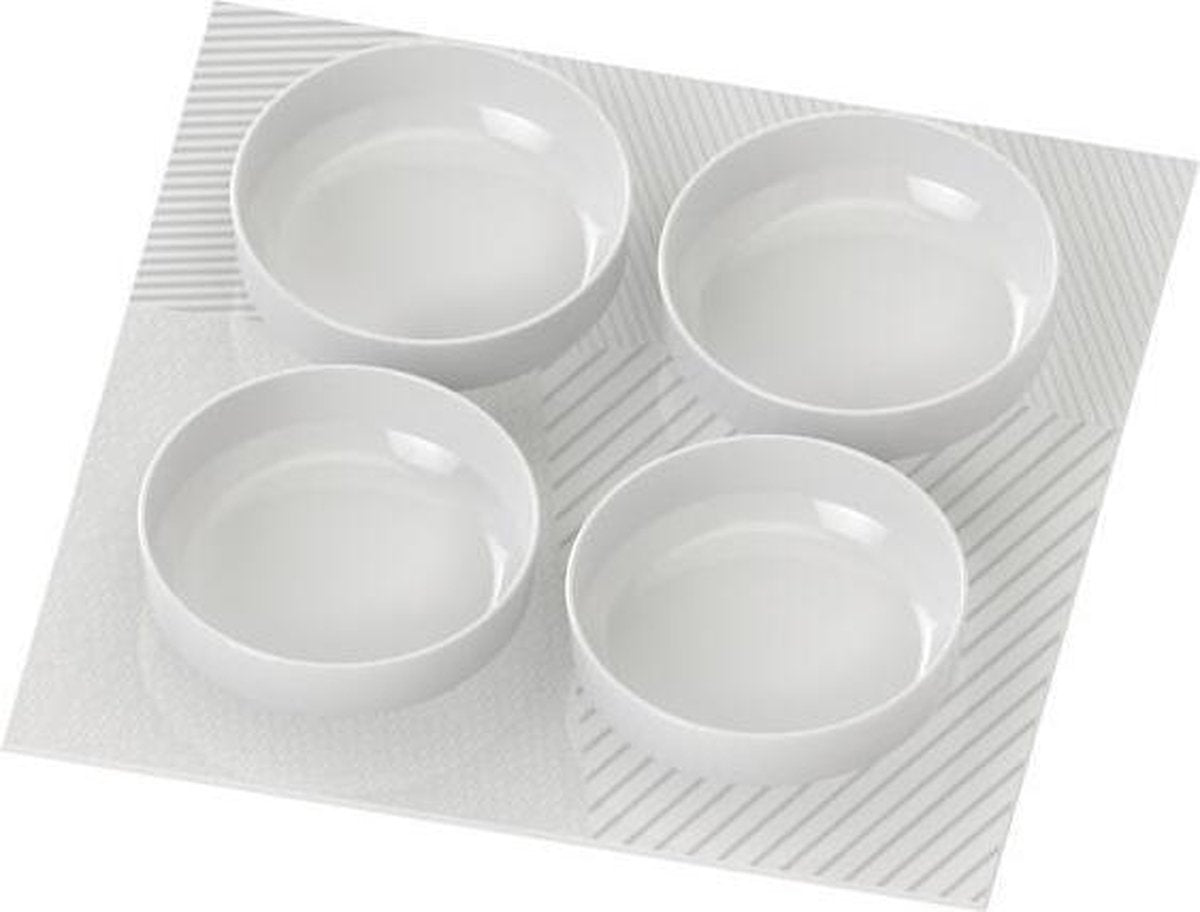 Dipset op schaal. Set van 5 Salt&Pepper Malvern