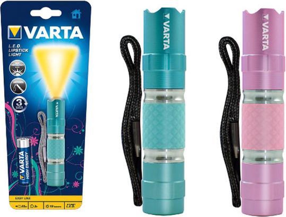 Varta LED Lipstick Light Zaklamp LED Roze