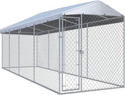 Medina Hondenkennel voor buiten met dak 760x190x225 m