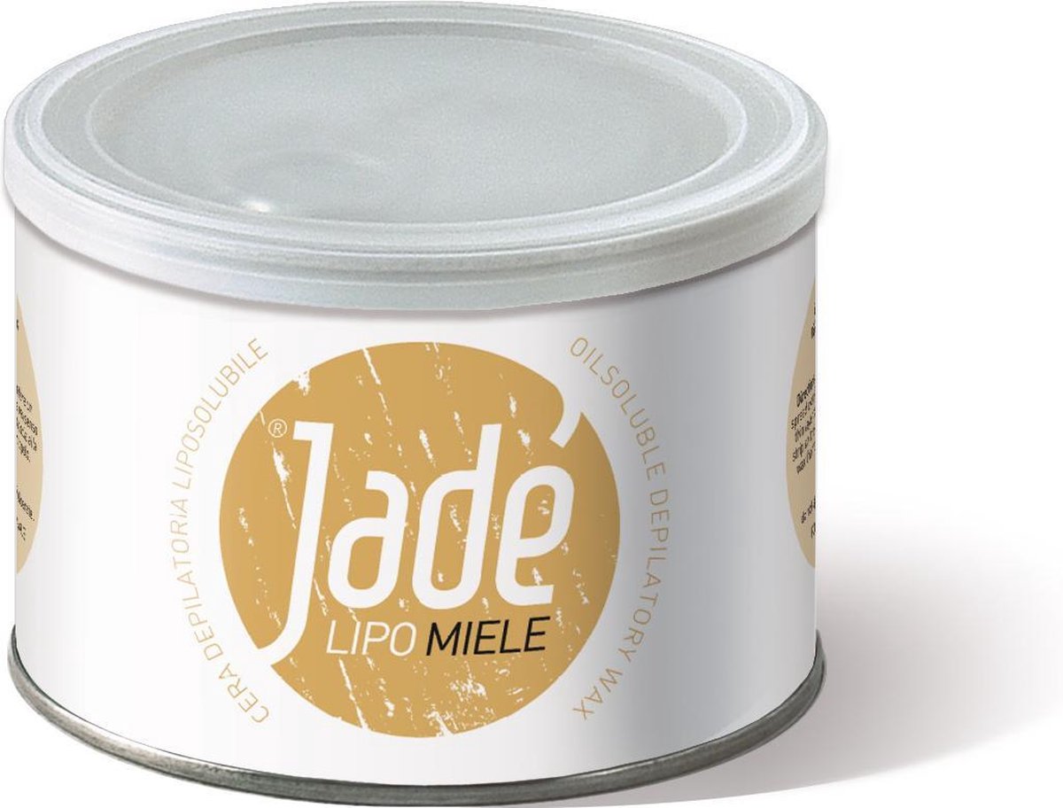Jadé Striphars met Honing │ ontharingswax │ Hars in blik │ wax can │stripwax │striphars voor ontharen van het gehele lichaam │400 ml