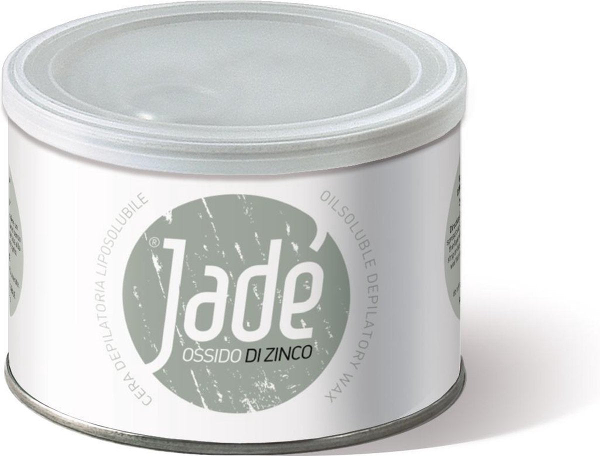 Jadé Striphars voor de man Met zinc oxide en Mica│ ontharingswax voor korte stuggere haargroei│ Hars in blik │ wax can │stripwax │striphars voor ontharen van het gehele lichaam │400 ml