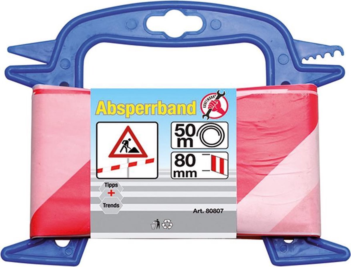 Afzetlint - Afzetband - 80 mm x 50 m