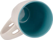 Biggdesign Natuur Blauwe Keramiek Kop met Lepel 