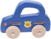 Jouéco Houten Auto 16 Cm Blauw