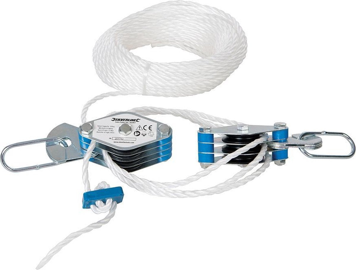Silverline 633957 Katrol set - 180kg