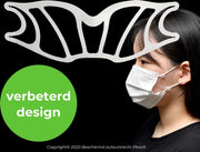 1x Innermask Mondmaskerhouder Airframe Beugel - Verbeterd Koreaans Model - BPA vrij - Pless®