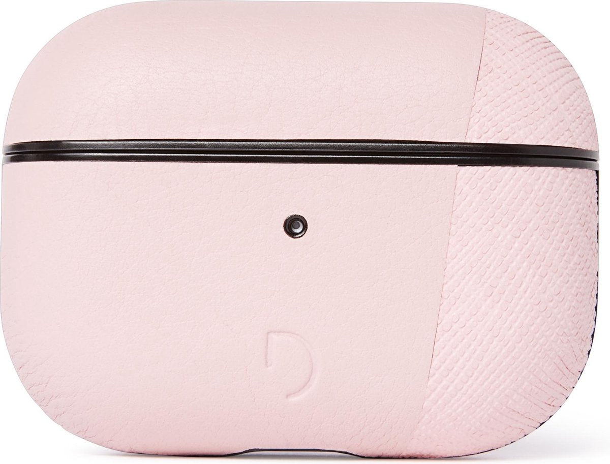 DECODED AirCase Pro Split – AirPods Pro Full Grain Leren Case (Roze)