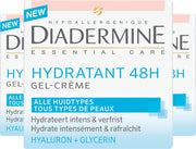 Diadermine Hydratant 48h Gel Crème 3x 50ml - Voordeelverpakking