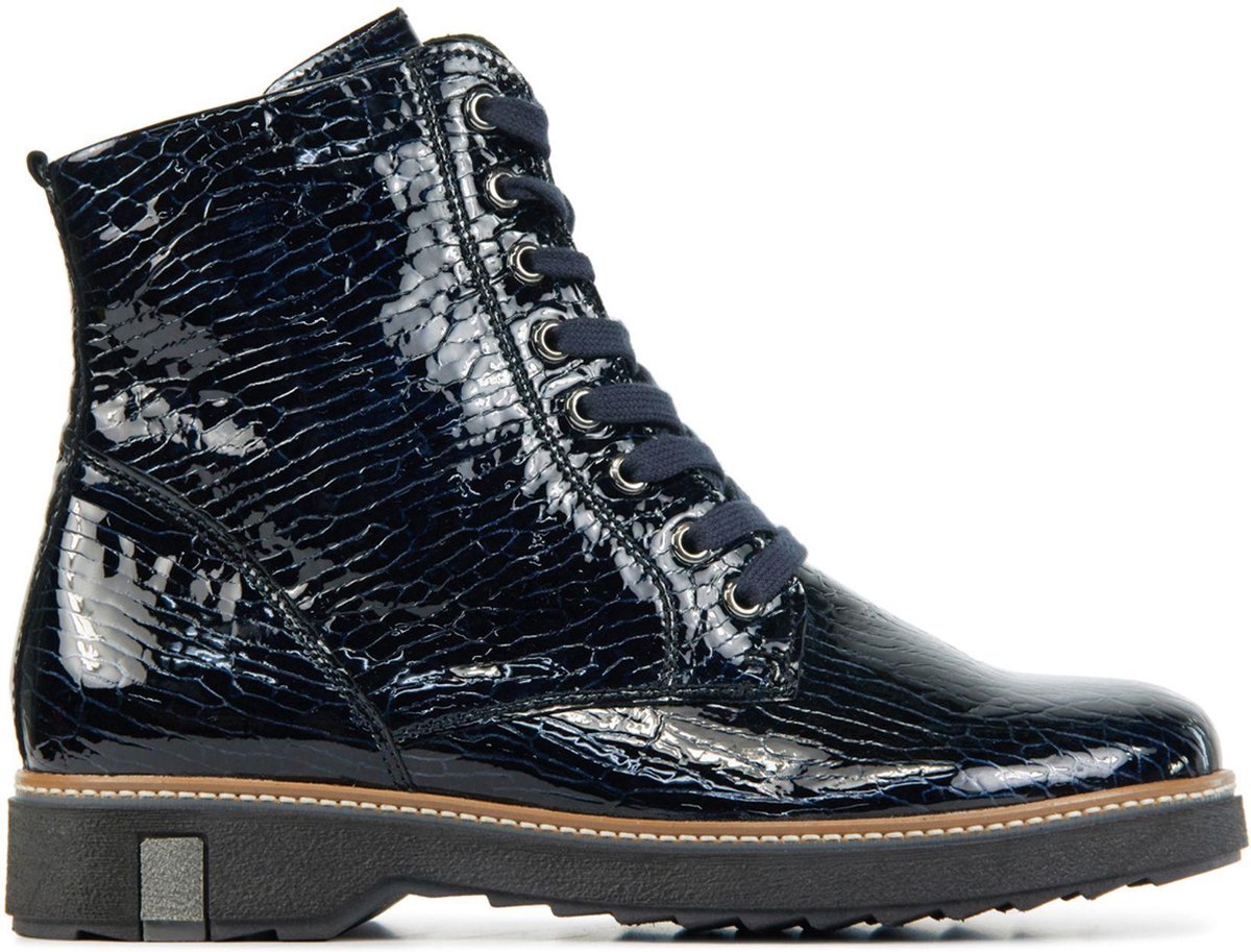 Waldlaufer Vrouwen Leer   / Laarzen / Damesschoenen 683801 lak print - Blauw - maat 41