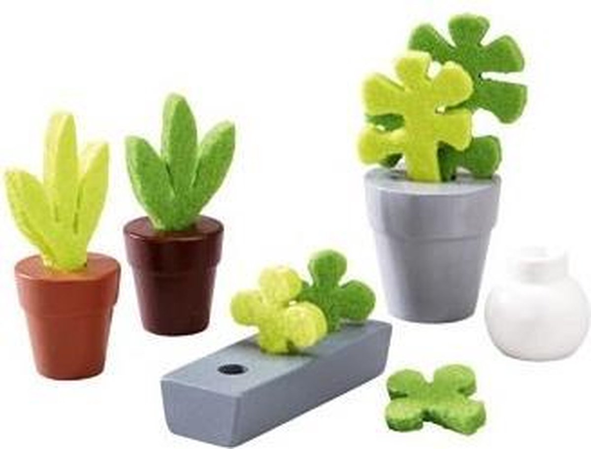 Little Friends - Accessoires Voor Poppenhuis Bloemen En Planten