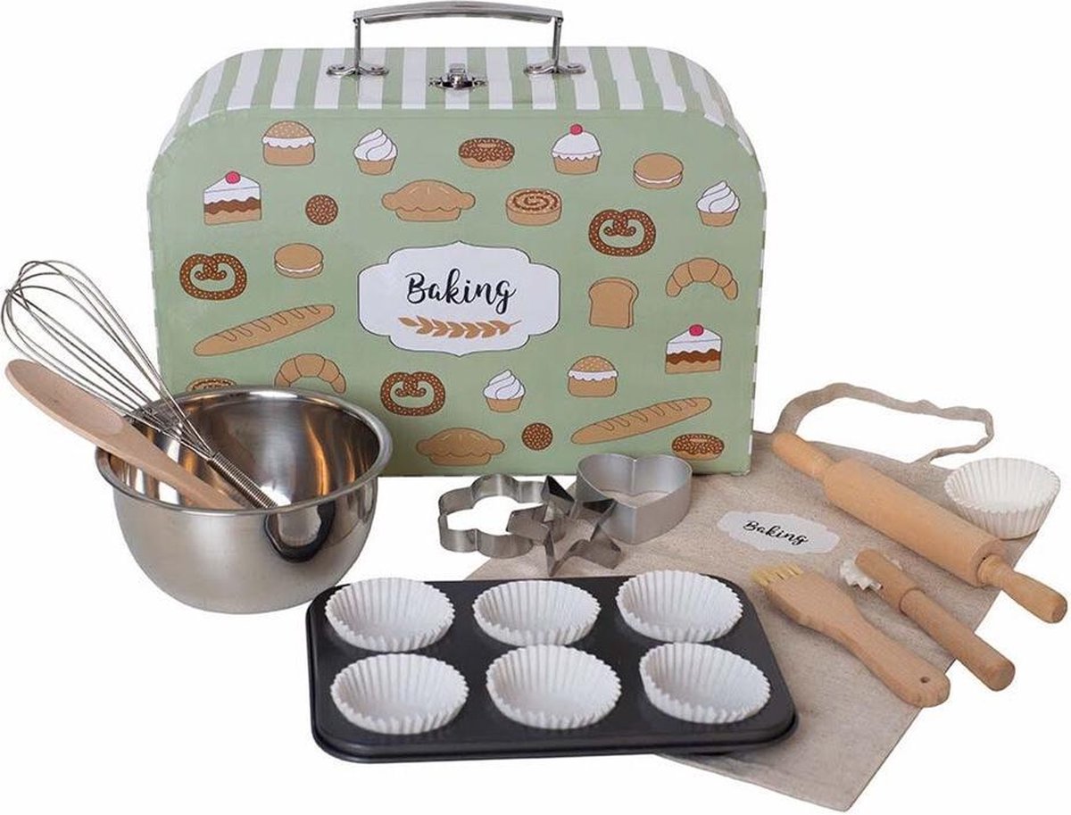 Jabadabado Koffer Met Bakkerijset
