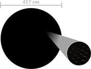 Zwembadhoes 417 cm PE zwart