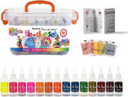 Allerion XXL Tie Dye Kit – Complete Set - 15 Kleuren Verf – Textielverf – Inclusief Uitgebreide Handleiding