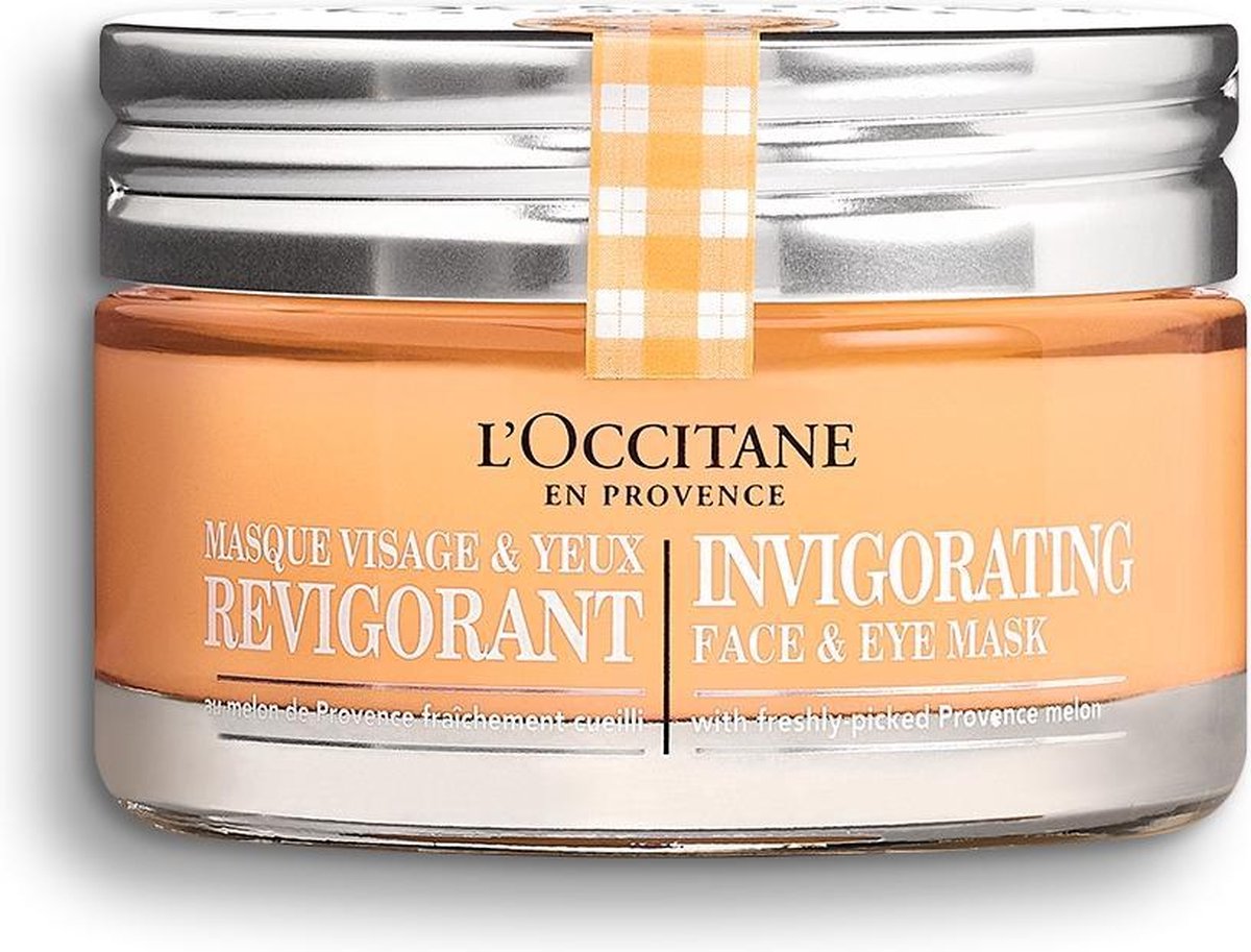 L'Occitane Invigorating Face & Eye Mask Pod 75 ml Vrouwen Crème 1 stuk(s)