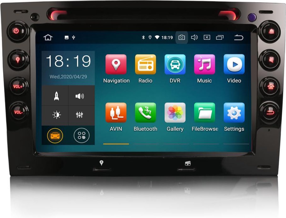 Renault Megane II Autoradio | EU Navigatie | Android 10