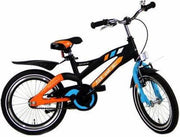 Static Alpi Jongens Fiets 16 inch Zwart Oranje