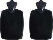 2x stuks kunststof kruik zwart 1