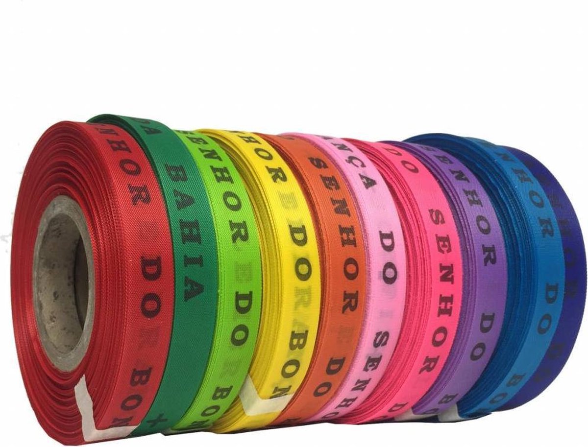 MixMamas Bonfim Lint Rol 43 m - Mulitpack 10 stuks - Roze