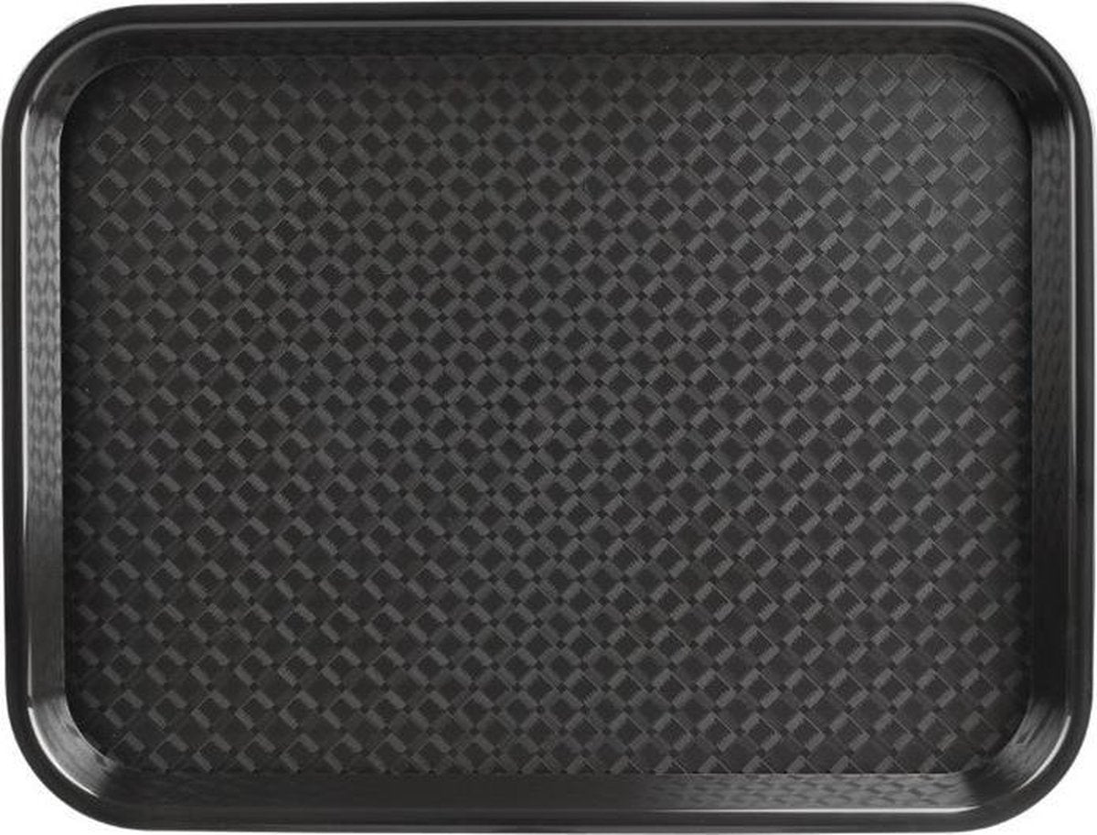 Kristallon dienblad plastic 265 x 345mm zwart