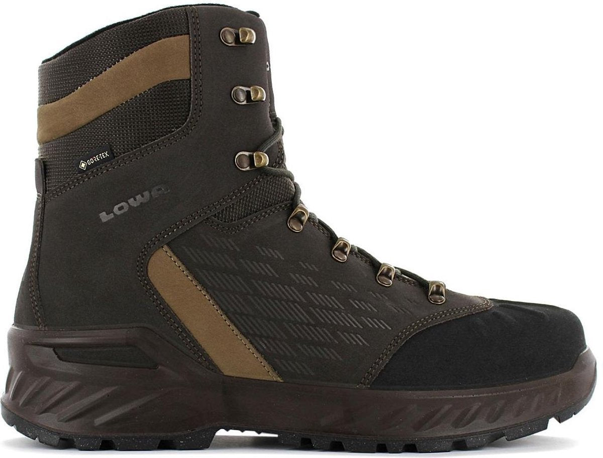 LOWA Nabucco Evo GTX - Gore Tex - Heren Wandelschoenen Trekking Outdoor schoenen Laarzen Boots Bruin 410539-0485 - Maat EU 42 1/2 UK 8.5
